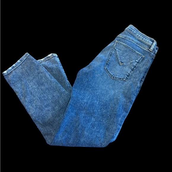 Hudson Lana Mid-Rise Distressed Slim Boyfriend Jeans, size 28 - Picture 7 of 8